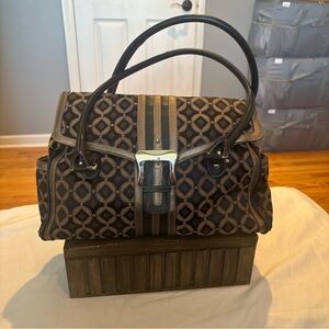 Worthington Black Handbag with Stitch Detailing